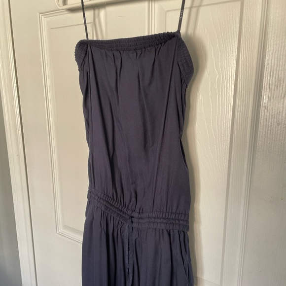 Aritzia Talula Strapless Romper - Navy Blue - Picture 2 of 5